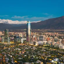 Skyline of Santiago de Chile. Photo: Shutterstock, Jose Luis Stephens