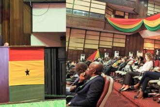 UNEP DTU Partnership director John Christensen during high level opening of Africa Climate Week 2019
