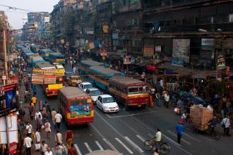 India traffic. Credit Shutterstock/Radiokafka