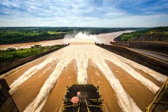 Itaipu large hydro electric